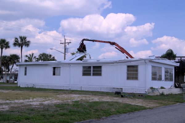Mobile Home Demolition in Post Falls