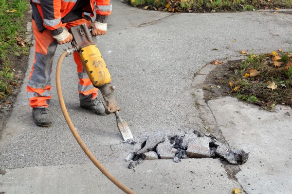 Concrete Sidewalk Removal in Post Falls