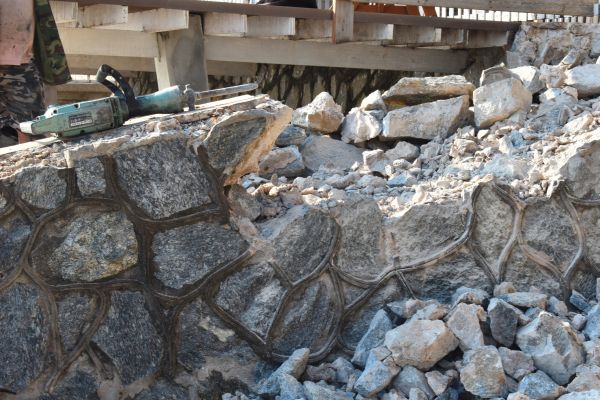Retaining Wall Demolition in Post Falls