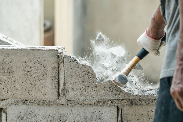Block Wall Demolition in Post Falls