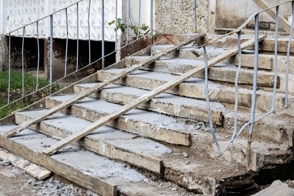 Staircase Demolition in Post Falls
